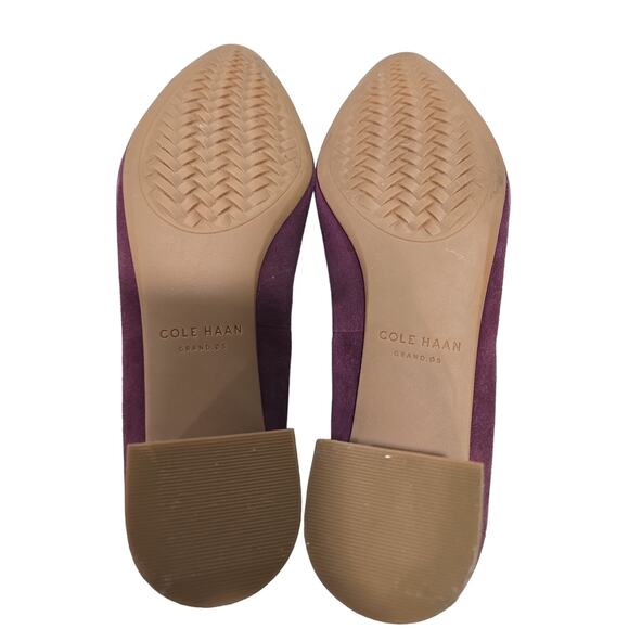 Cole Haan Plum Color Suede Shoes - Picture 7 of 7